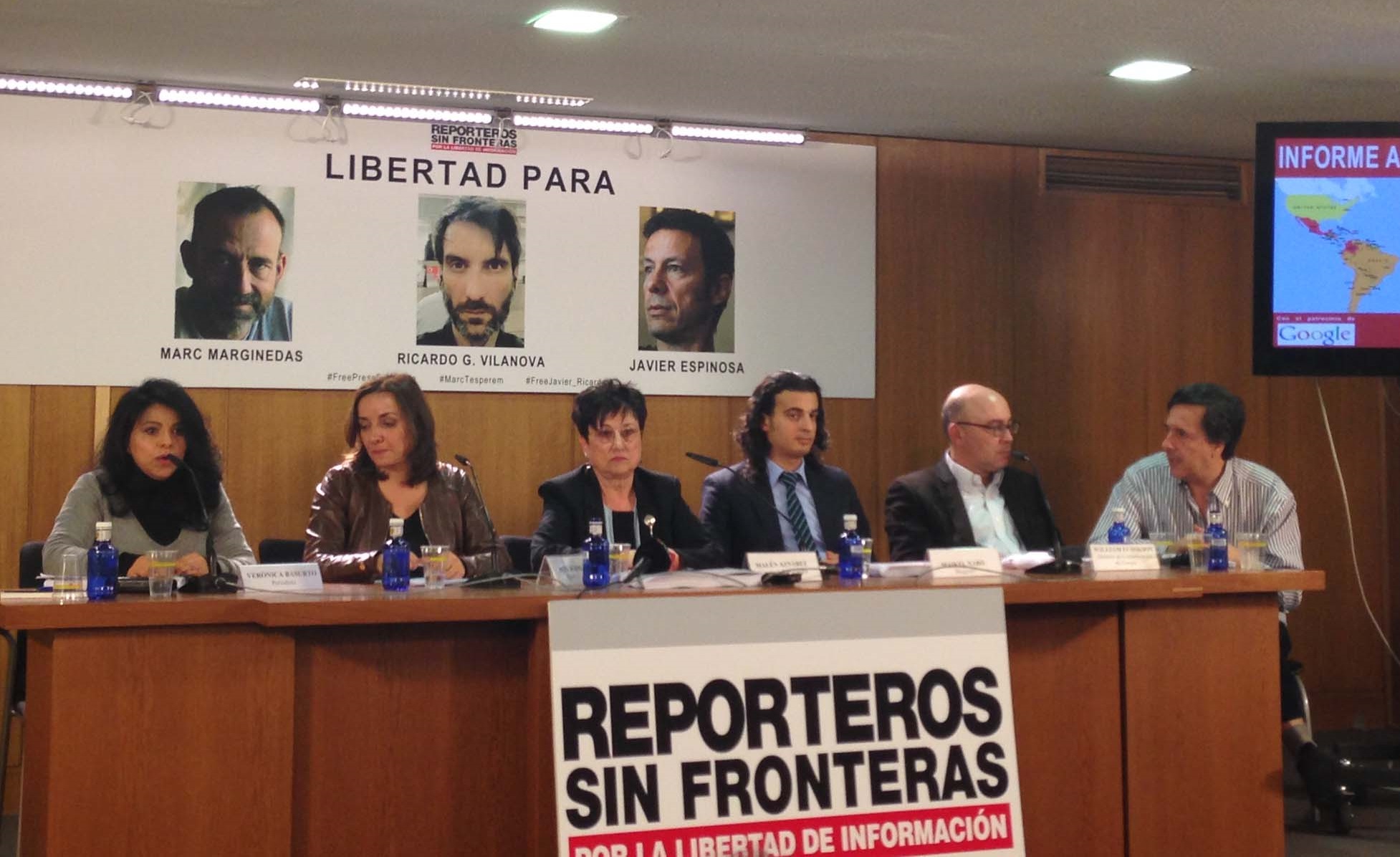 Presentación del Informe Anual 2013 de la Libertad de Prensa. Foto: APM